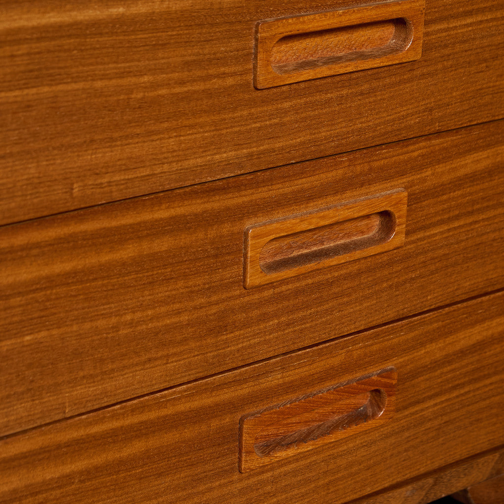 英国 ヴィンテージ 4段 サイドチェスト