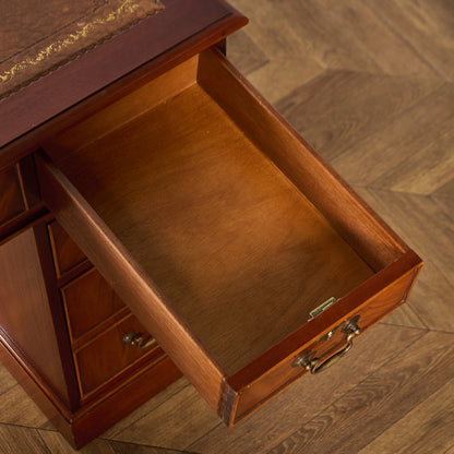 英国 クラシック 両袖 デスク