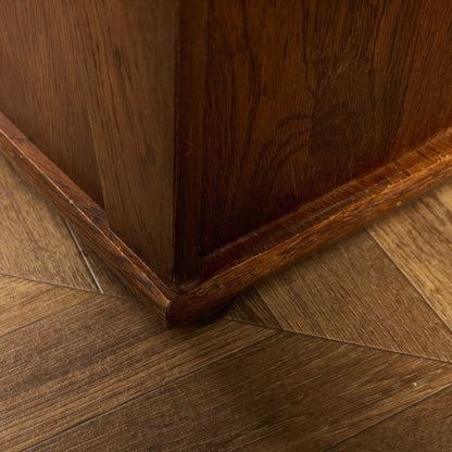 英国 クラシック マガジンラック付き サイドテーブル