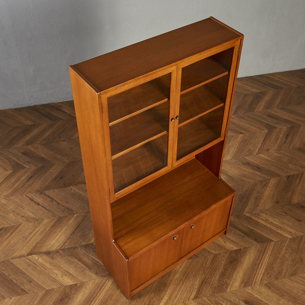 ジェンティーク Jentique ヴィンテージ ウォールユニット 食器棚 #89915