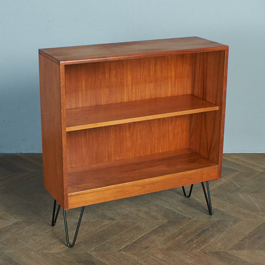 ヴィンテージ ブックシェルフ / カスタム アイアンヘアピンレッグ