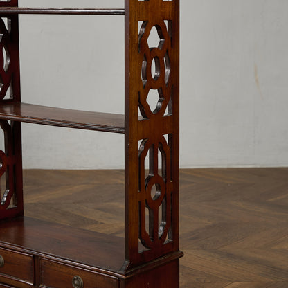 英国 クラシック オープンシェルフ