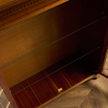 英国 クラシック エドワーディアン ブックケース  食器棚