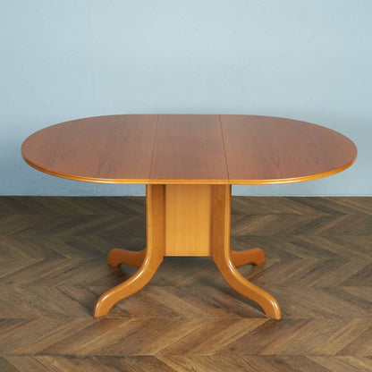 British Vintage Drop Leaf Dining Table #84059