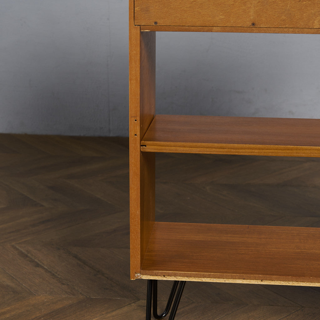 Form FIVE ヴィンテージ ブックケース (カスタム アイアン ヘアピンレッグ)