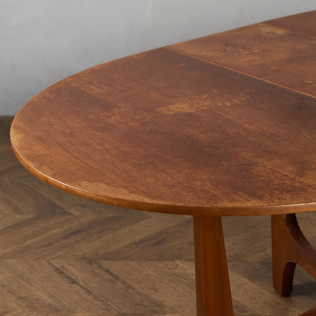 イギリス ヴィンテージ ドロップリーフ ゲートレッグテーブル