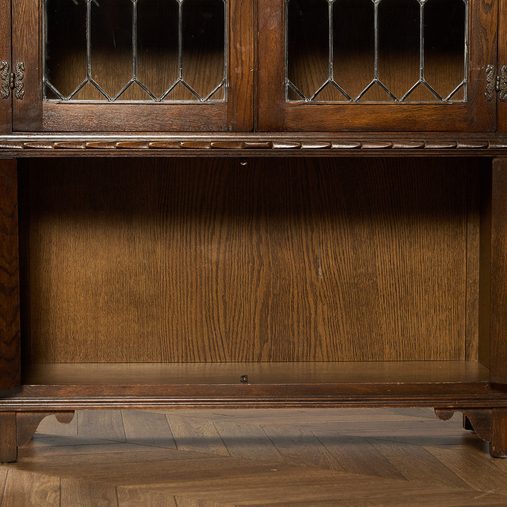 英国 クラシック オーク材 ブックケース