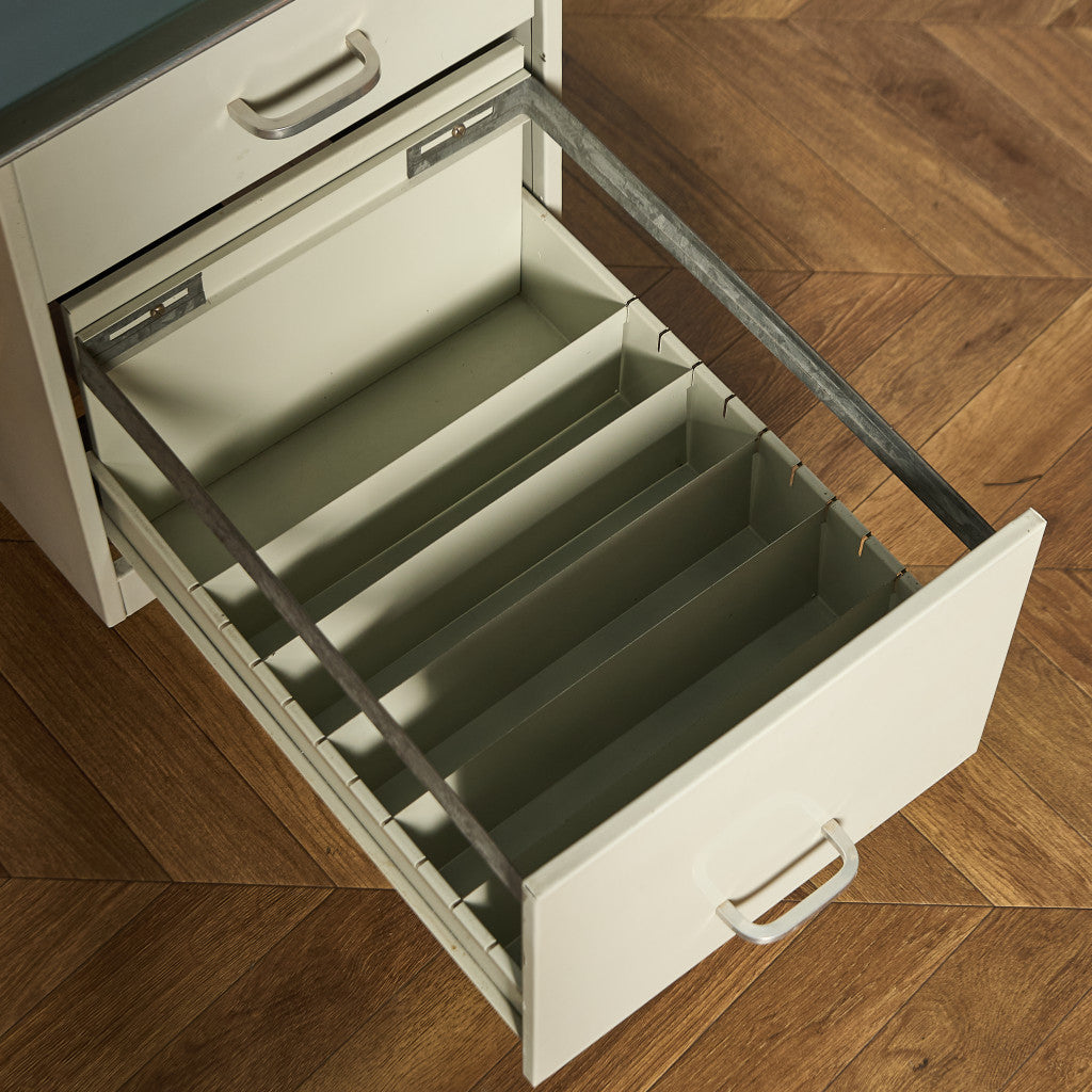 英国 ヴィンテージ 両袖 デスク