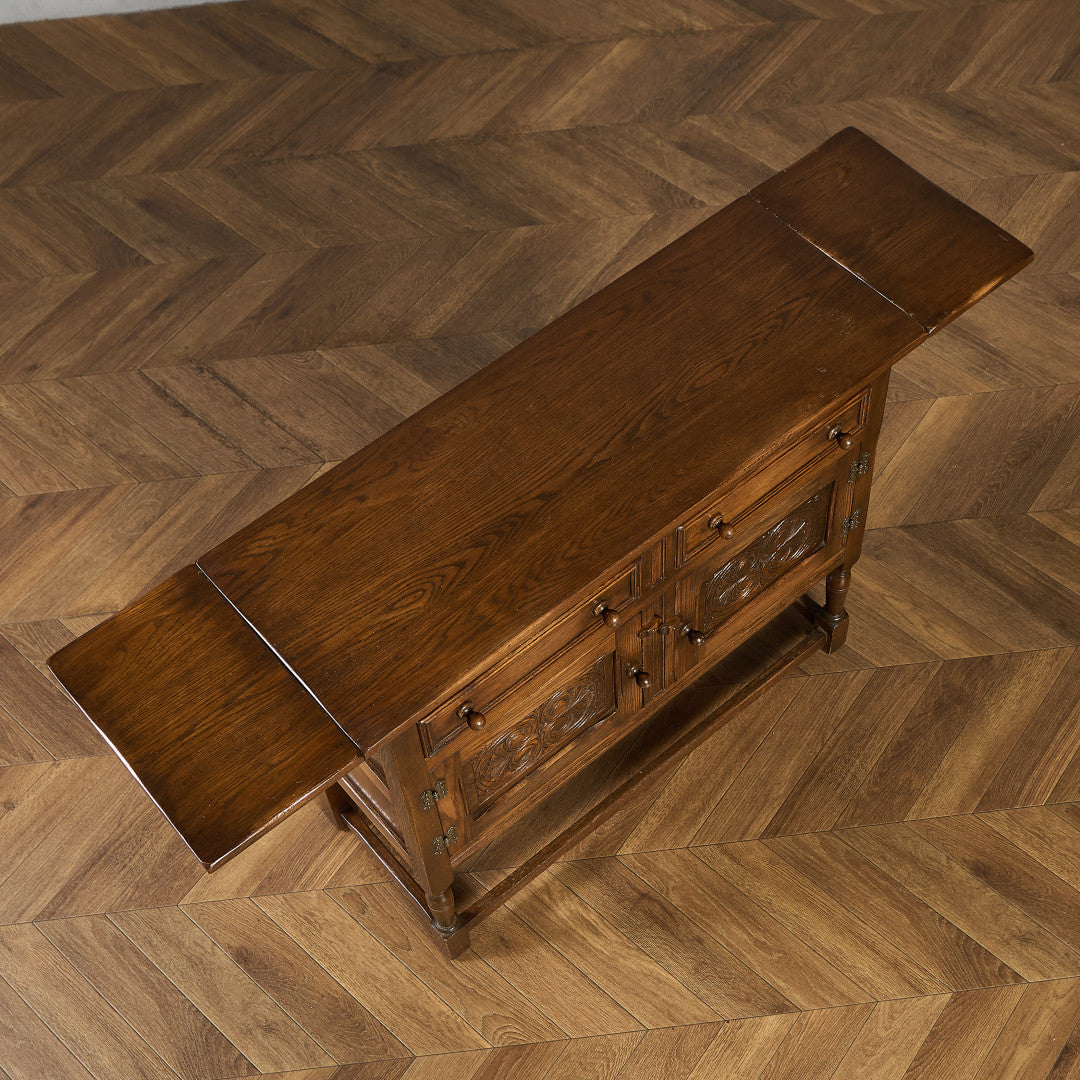 英国 クラシック 拡張天板付き サイドボード