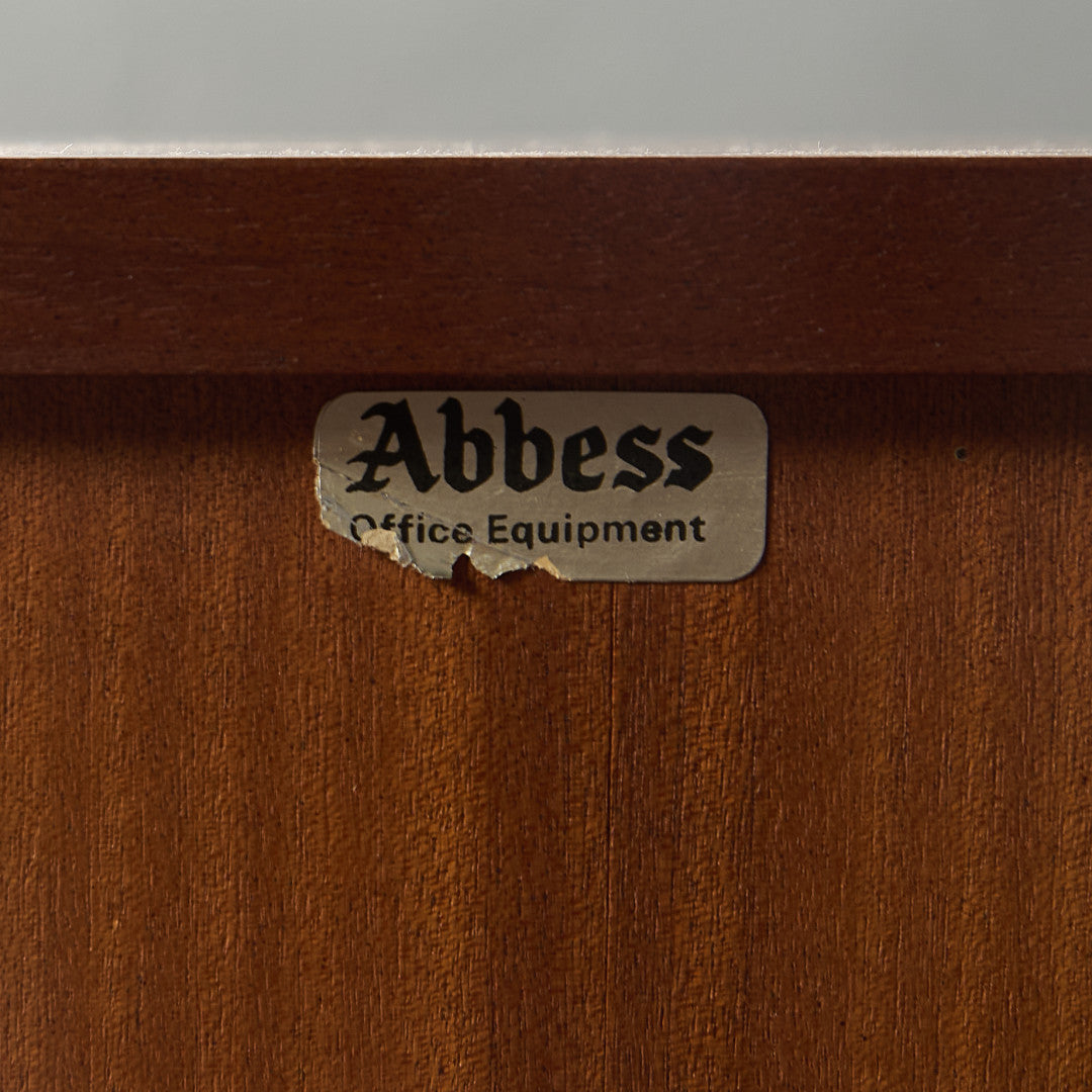 Abbess ヴィンテージ ガラス キャビネット 本棚