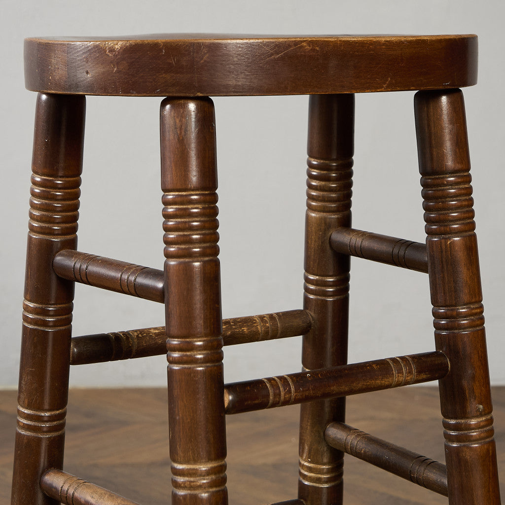 イギリス ヴィンテージ ハイ スツール