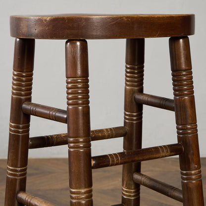 イギリス ヴィンテージ ハイ スツール