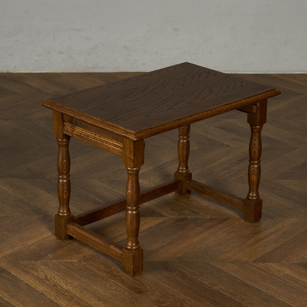 英国 クラシック オーク材 ネストテーブル #89838