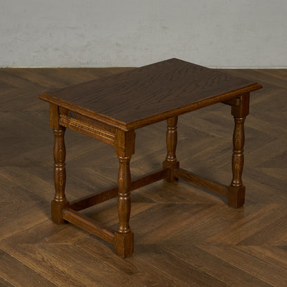 英国 クラシック オーク材 ネストテーブル #89838