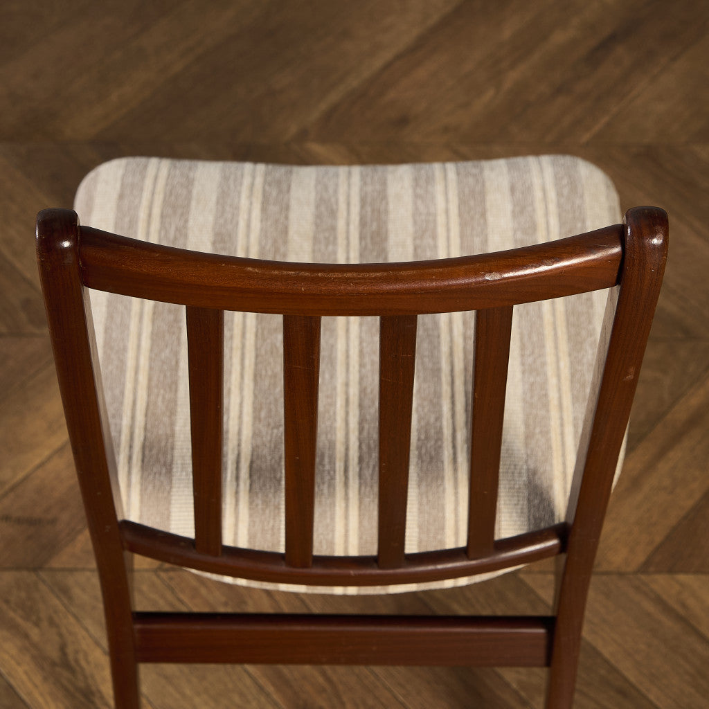 ヴィンテージ スラットバックチェア 座面張替え済み