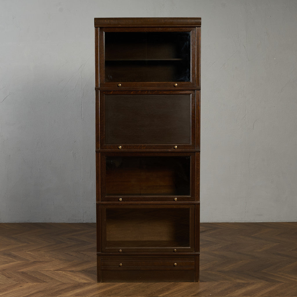 英国 クラシック スタッキングブックケース