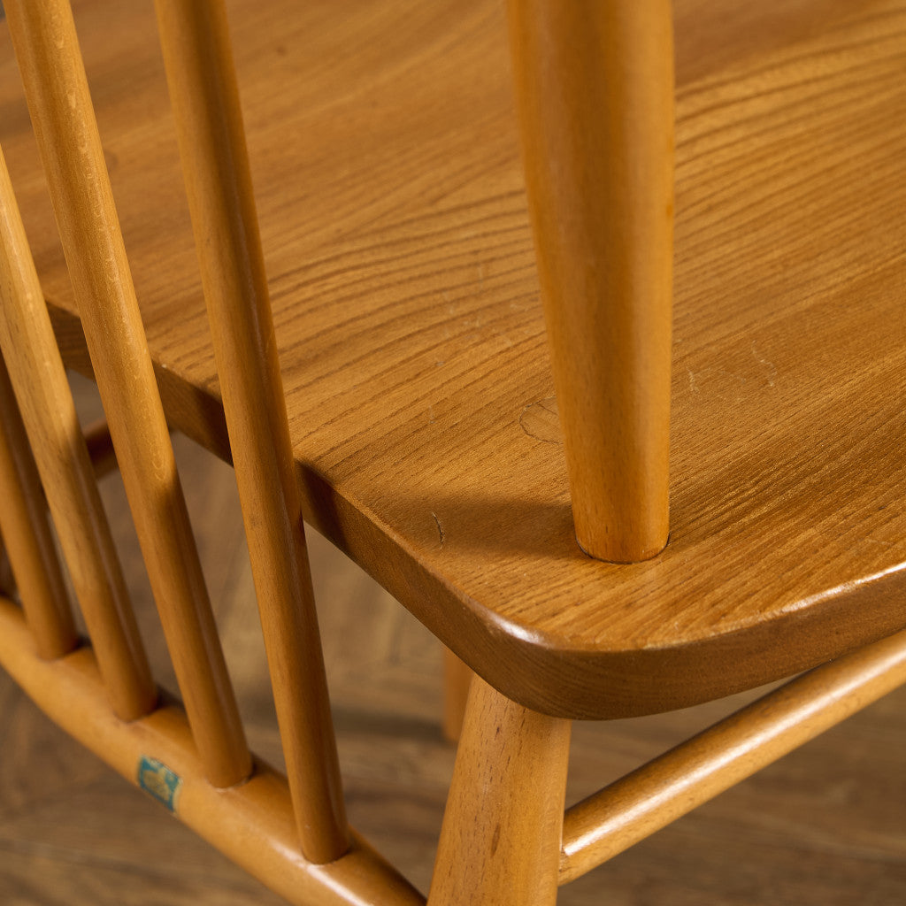 ヴィンテージ スティックバック ハイバックチェア ブルーラベル