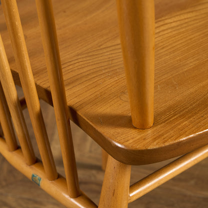 ヴィンテージ スティックバック ハイバックチェア ブルーラベル