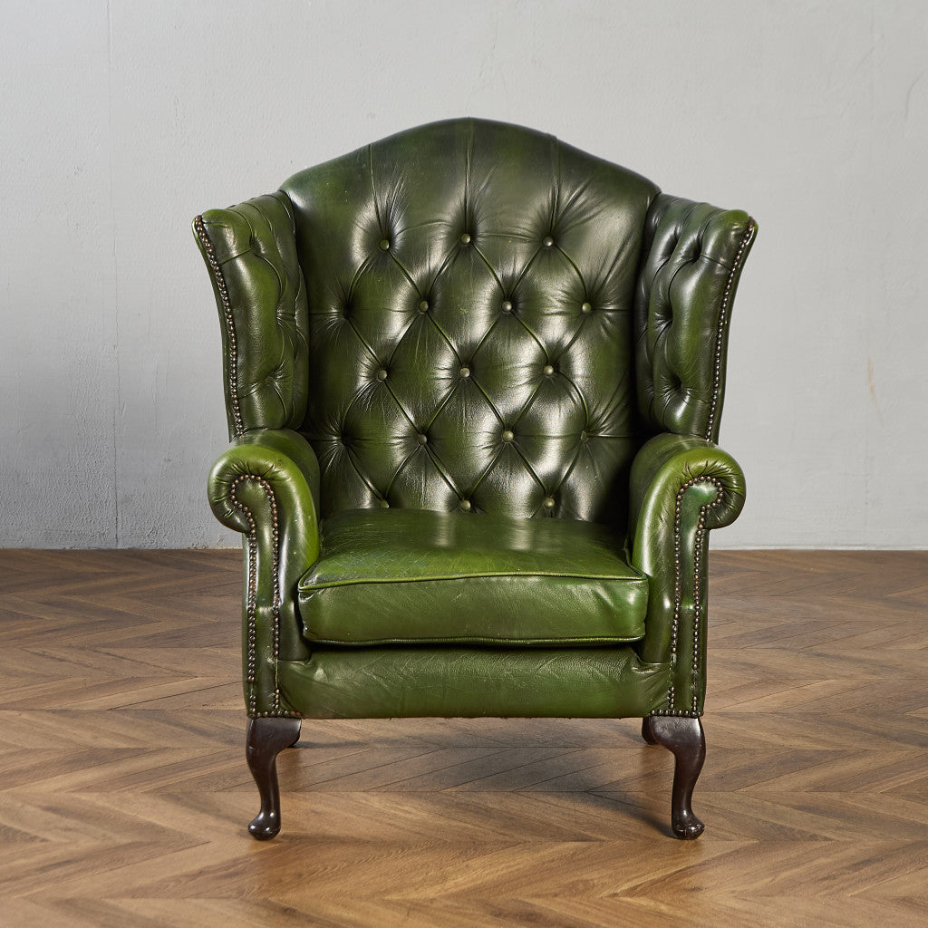 英国 クラシック チェスターフィールド チェア