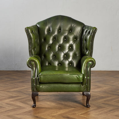 英国 クラシック チェスターフィールド チェア