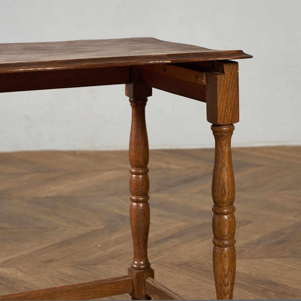 英国 クラシック オーク材 ネストテーブル サイドテーブル