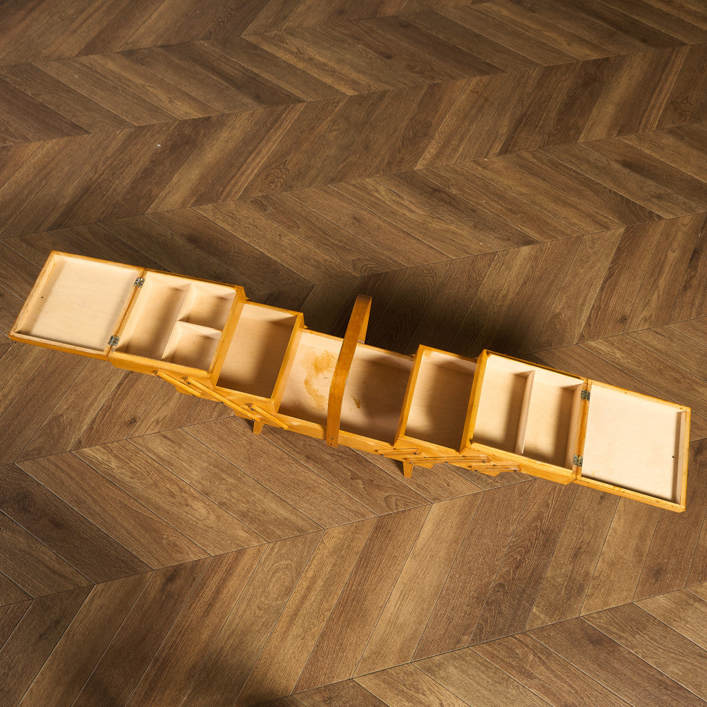 英国 ヴィンテージ ソーイングボックス