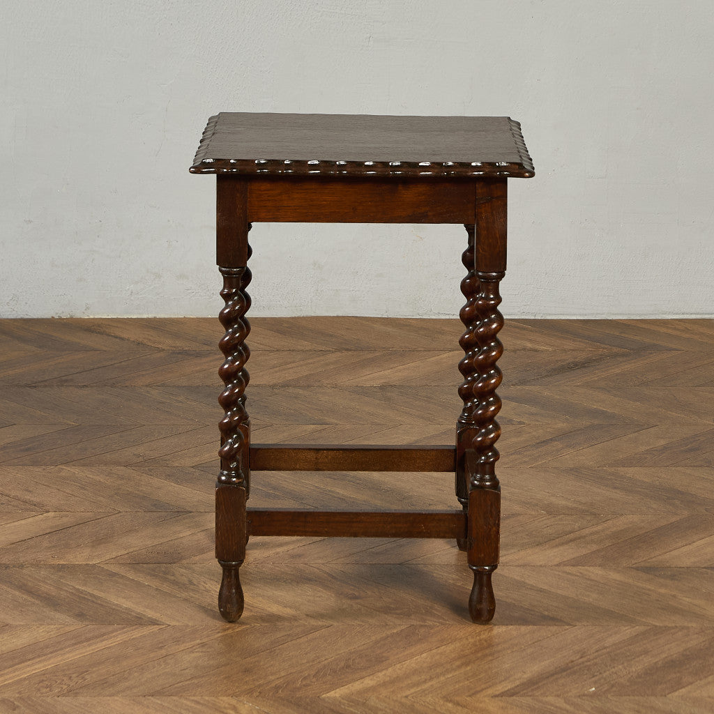 英国 クラシック バーリーシュガーツイスト サイドテーブル