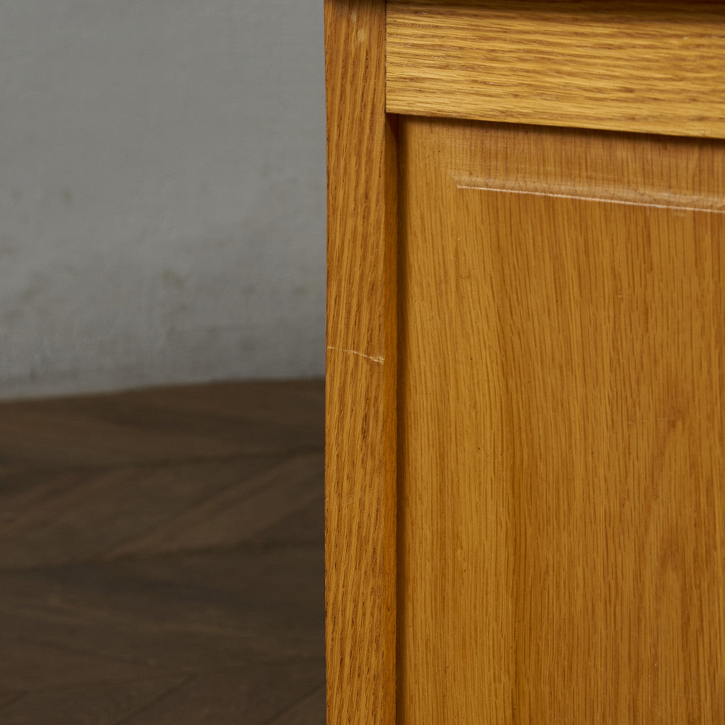 英国クラシック オーク材 ブランケットボックス