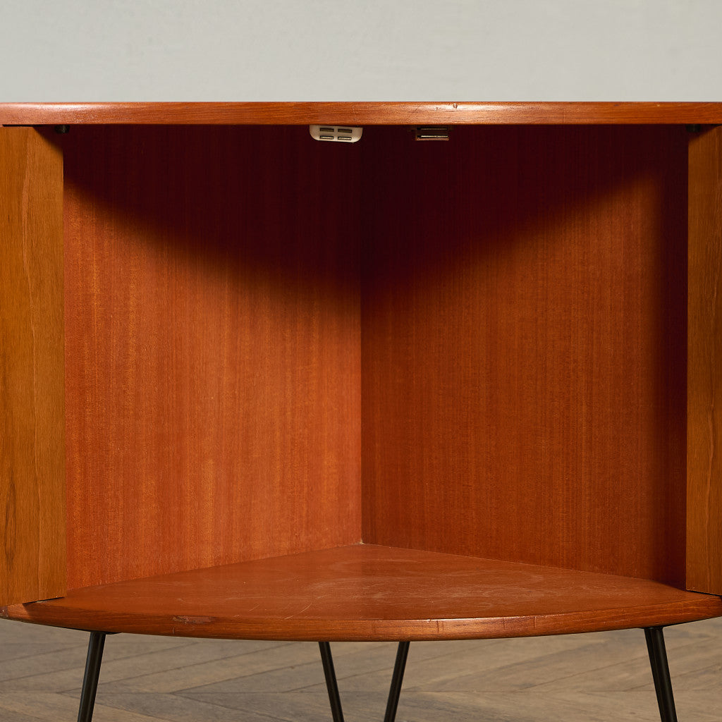 Fresco コーナーキャビネット 3点セット カスタム アイアン ヘアピンレッグ