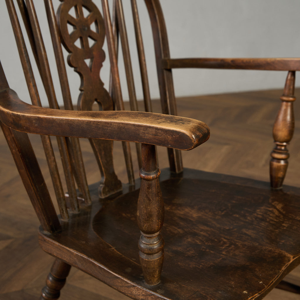 英国 クラシック ホイールバック ウィンザー アームチェア