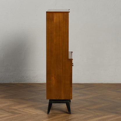 ヴィンテージ ガラス キャビネット ブックケース