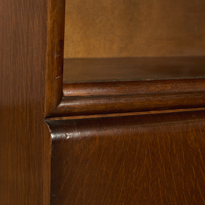 英国 クラシック ガラス ブックケース 食器棚