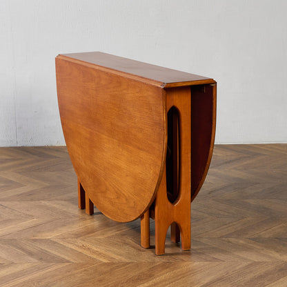 ドロップリーフゲートレッグテーブル