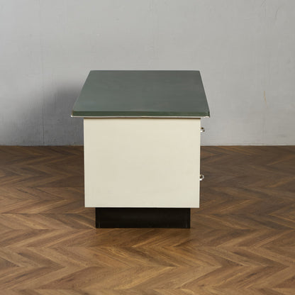 英国 ヴィンテージ 両袖 デスク