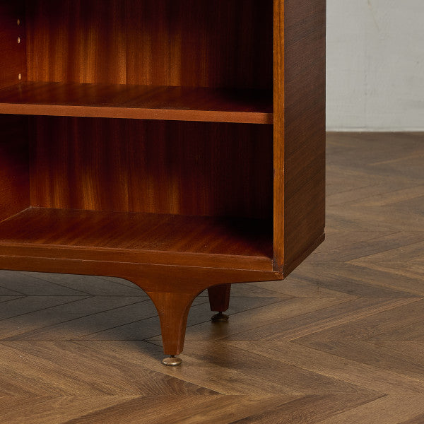 ヴィンテージ ナロー オープン ブックケース