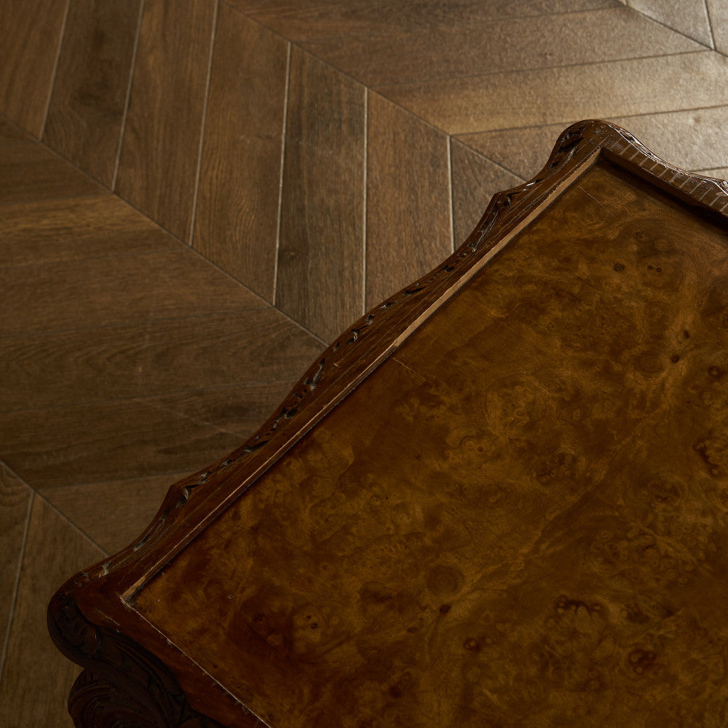 英国 クラシック ガラストップ センターテーブル #86977