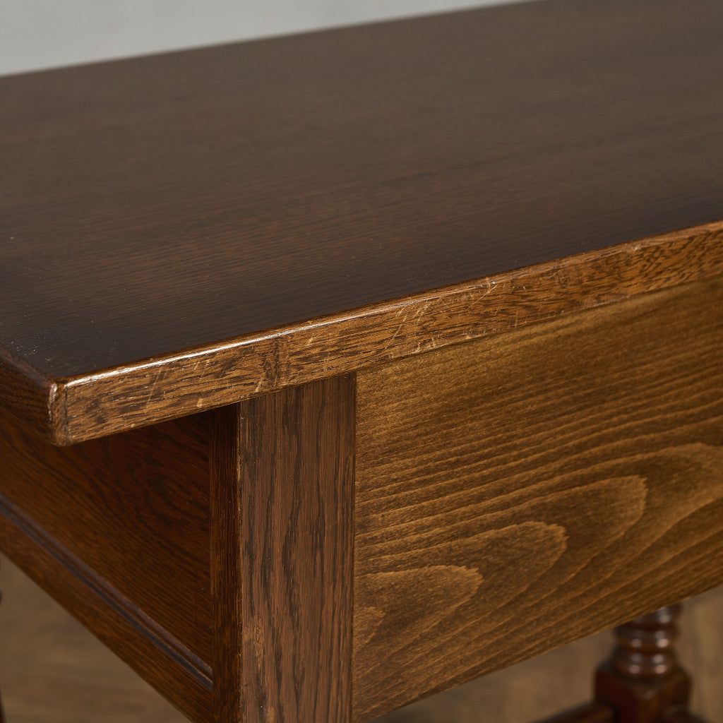 英国 クラシック オーク材 サイドテーブル