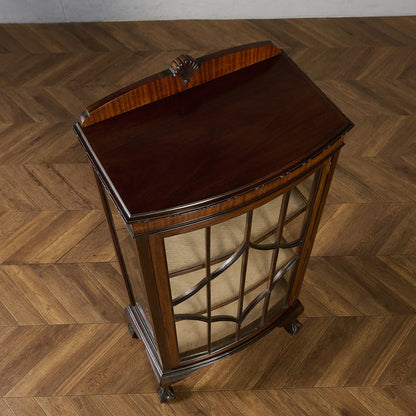 英国 クラシック ディスプレイ ガラス キャビネット #97302