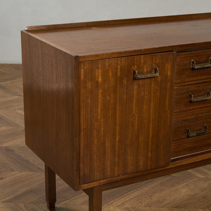 Brass-fitted Tola  ヴィンテージ サイドボード (4005)