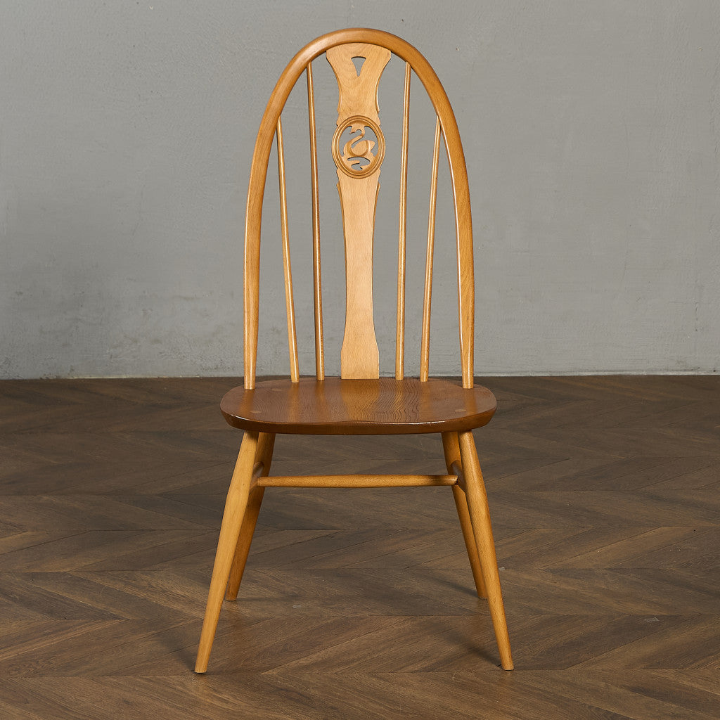 アーコール ERCOL スワンバックチェア ラウンドゴールドラベル #97078