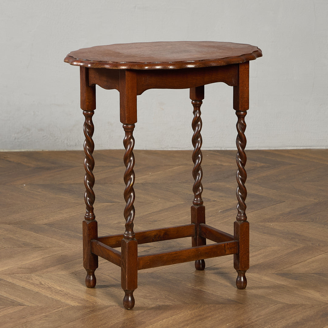 英国 クラシック バーリーシュガーツイスト サイドテーブル