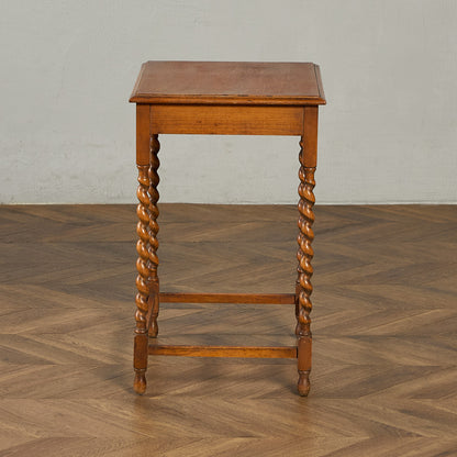 英国 クラシック バーリーシュガー ツイストレッグ サイドテーブル