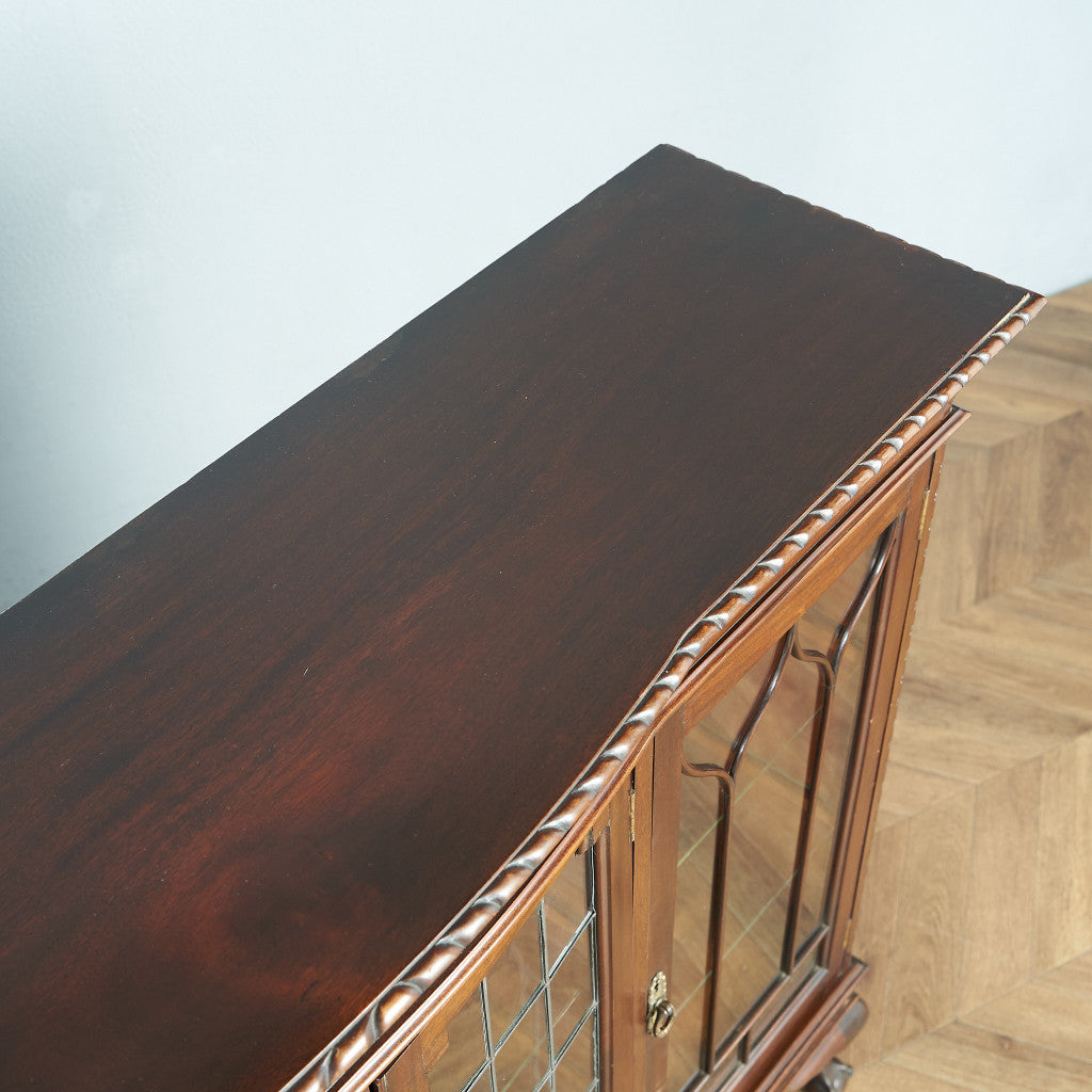 WAITE BROS ガラスキャビネット ブックケース #83814