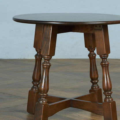 British classic oak side table #83834