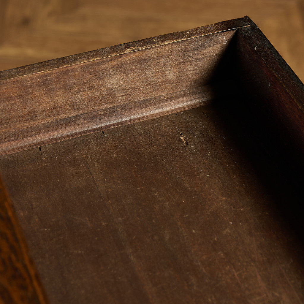 英国 クラシック オーク材 サイドテーブル