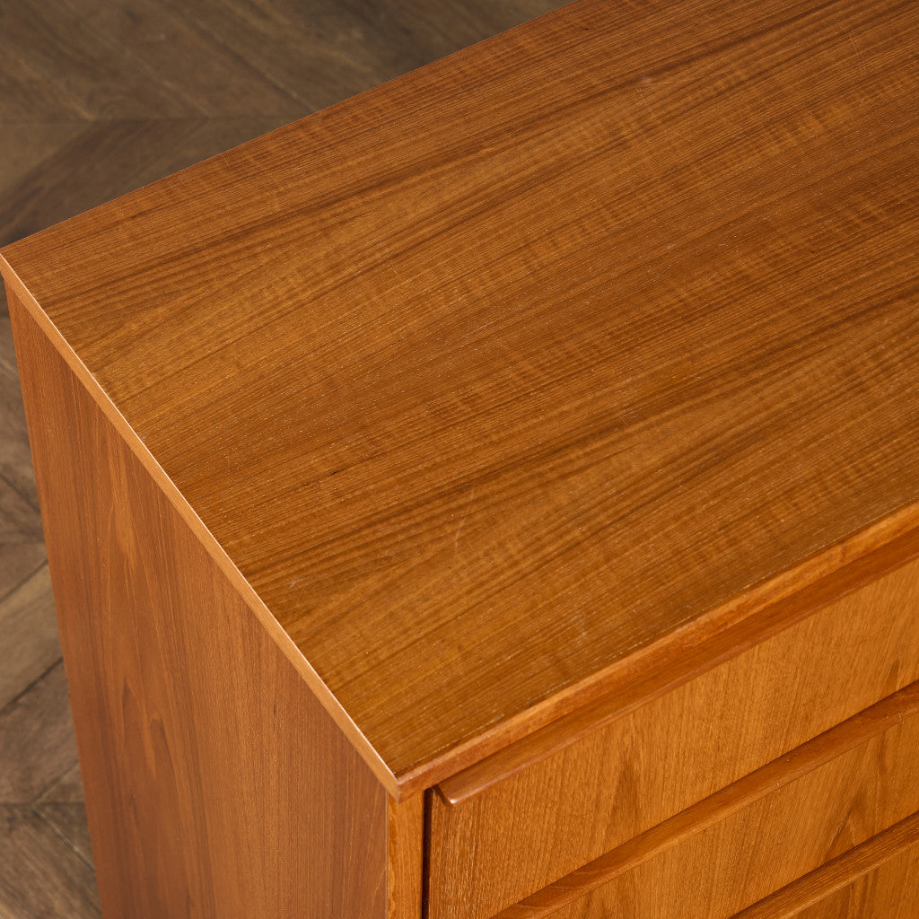 英国 ヴィンテージ 4段 チェスト #90033