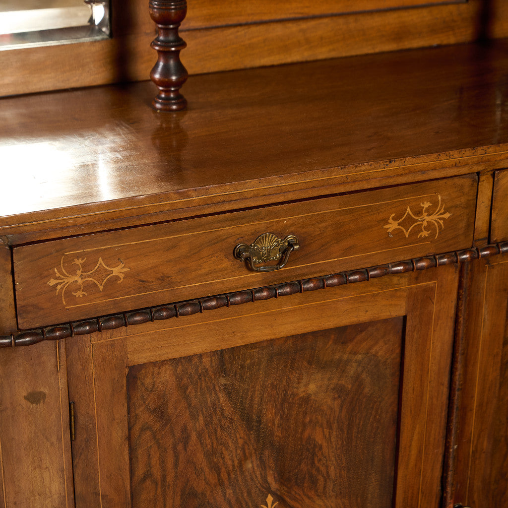 英国 アンティーク ミラーバック サイドボード シフォニア