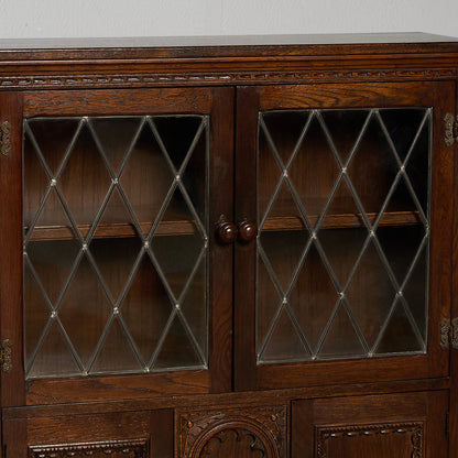 英国 クラシック オーク材 ブックケース