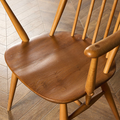 アーコール ERCOL ヴィンテージ クエーカー アームチェア ブルーラベル #94157