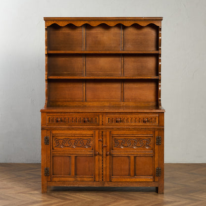 Pratts オーク材 ウェルシュドレッサー カップボード